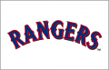 Texas Rangers 2001-2008 Jersey Logo Print Decal