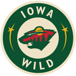 Iowa Wild 2013-Pres Alternate Logo Print Decal