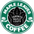 Toronto Maple Leafs Starbucks Coffee Logo Iron On Transfer