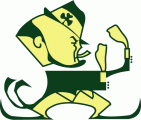 Notre Dame Fighting Irish 1963-1983 Mascot Logo 01 Print Decal