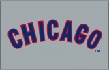 Chicago Cubs 1958-1968 Jersey Logo Print Decal