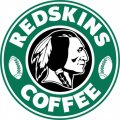 Washington Redskins starbucks coffee logo Iron On Transfer
