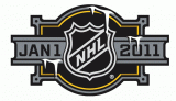 NHL Winter Classic 2010-2011 Alternate 01 Logo Print Decal