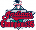 Cleveland Indians 1995-1996 Champion Logo Print Decal