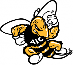 AIC Yellow Jackets 2001-2008 Primary Logo Iron On Transfer