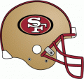 San Francisco 49ers 1996-2008 Helmet Logo Iron On Transfer