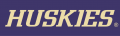 Washington Huskies 2001-Pres Wordmark Logo 02 Print Decal