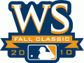 MLB World Series 2010 Wordmark 02 Logo Print Decal