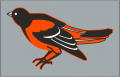 Baltimore Orioles 1995-1996 Cap Logo Print Decal