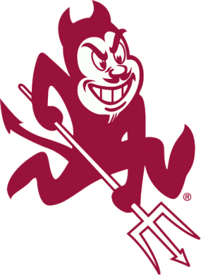 Arizona State Sun Devils 1980-2010 Alternate Logo Iron On Transfer