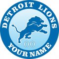 Detroit Lions Customized Logo Print Decal