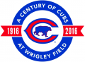 Chicago Cubs 2016 Stadium Logo Print Decal