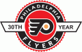 Philadelphia Flyers 1996 97 Anniversary Logo Iron On Transfer