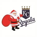 Kansas City Royals Santa Claus Logo Iron On Transfer