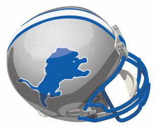 Detroit Lions 1983-2002 Helmet Logo Print Decal