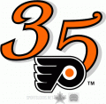 Philadelphia Flyers 2001 02 Anniversary Logo Iron On Transfer