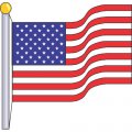 Flag Logo 13 Print Decal