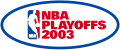 NBA Playoffs 2002-2003 Logo Iron On Transfer