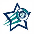 Seattle Mariners Baseball Goal Star logo Print Decal