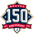Atlanta Braves 2021 Anniversary Logo Iron On Transfer