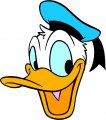 Donald Duck Logo 49 Iron On Transfer