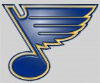 St. Louis Blues Plastic Effect Logo Iron On Transfer