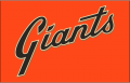 San Francisco Giants 2014-Pres Jersey Logo Print Decal