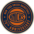 New York Knicks 2016-2017 Anniversary Logo 2 Print Decal