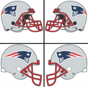 New England Patriots Helmet Logo Iron On Transfer