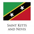 Saint Kitts and Nevis flag logo Print Decal
