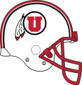 Utah Utes 2014-Pres Helmet Logo Print Decal