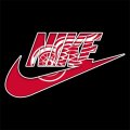 Detroit Red Wings Nike logo Print Decal