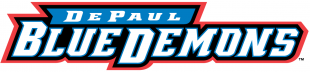 DePaul Blue Demons 1999-Pres Wordmark Logo Print Decal