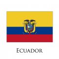 Ecuador flag logo Iron On Transfer