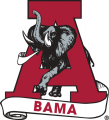Alabama Crimson Tide 1974-2000 Secondary Logo Print Decal