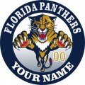 Florida Panthers Customized Logo Iron On Transfer