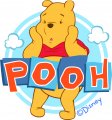 Disney Pooh Logo 01 Print Decal