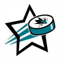 san jose sharks Hockey Goal Star logo Iron On Transfer