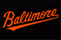 Baltimore Orioles 2012-Pres Batting Practice Logo Print Decal