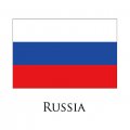 Russia flag logo Iron On Transfer