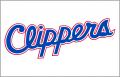 Los Angeles Clippers 2010-2014 Jersey Logo Print Decal
