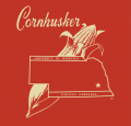 Nebraska Cornhuskers 2000 Alternate Logo Print Decal