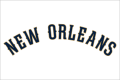 New Orleans Pelicans 2013-2014 Pres Wordmark Logo Print Decal