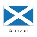 Scotland flag logo Iron On Transfer
