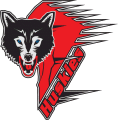 Rouyn-Noranda Huskies 1996 97-2005 06 Primary Logo Print Decal