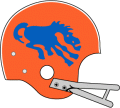 Denver Broncos 1962 Helmet Logo Print Decal