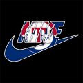Texas Rangers Nike logo Print Decal