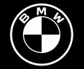 BMW solid white logo Iron On Transfer