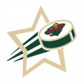 Minnesota Wild Hockey Goal Star logo Iron On Transfer