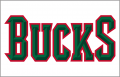 Milwaukee Bucks 2006-2014 Jersey Logo Print Decal